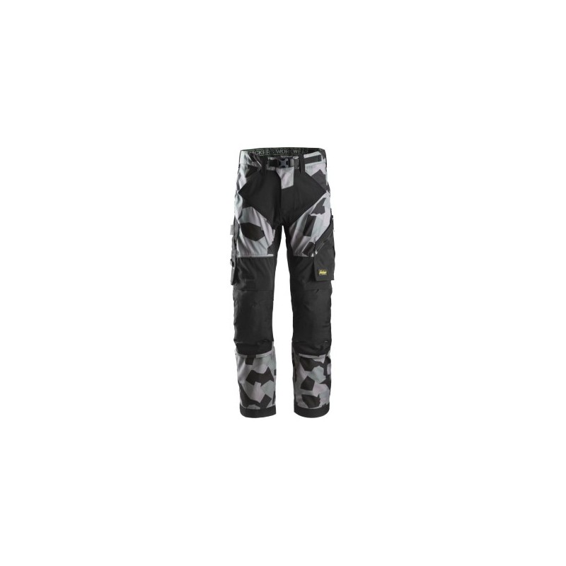 Snickers Workwear-69035804054-pantalon Flexiwork+ Gris Acero-negro Talla  054 con Ofertas en Carrefour
