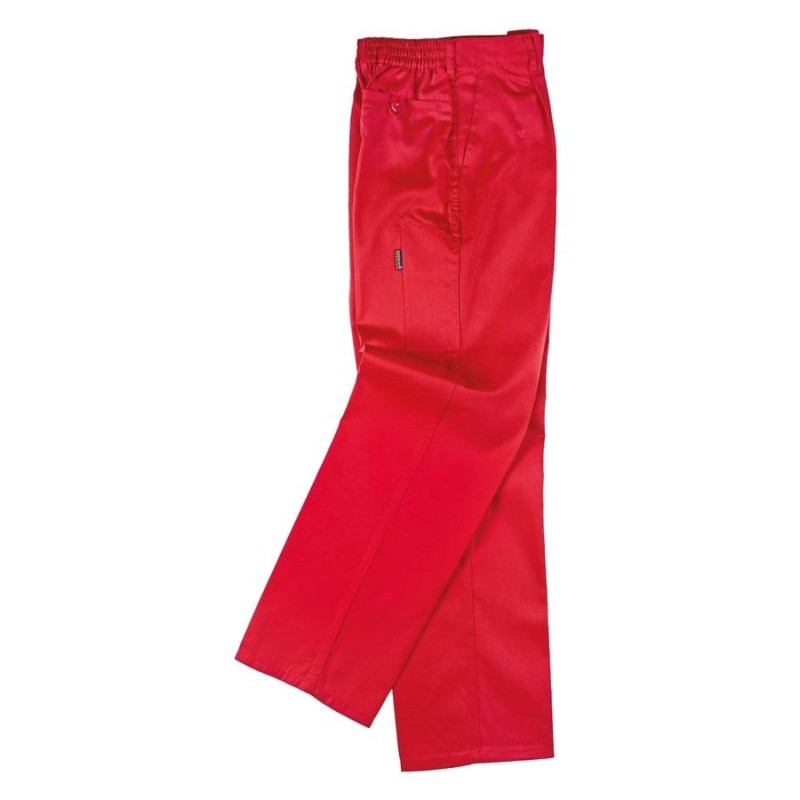 Pantalón. Elástico en cintura con bolsillo de espátula.B1402 - Estilo  laboral